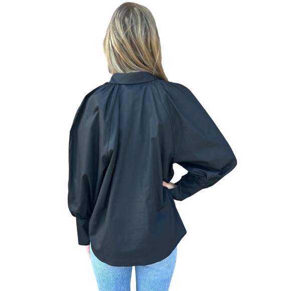 NEW DELUC racey shirt in black - Picture 3 of 4